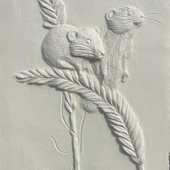 Traditional pargetting detail by James Collier
