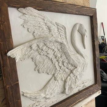 Traditional pargetting detail by James Collier