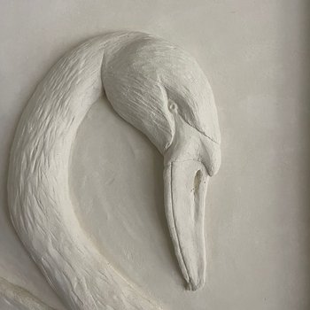 Decorative pargetting work in lime plaster by James Collier