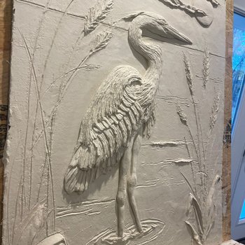 Traditional pargetting detail by James Collier