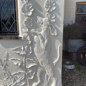 Traditional pargetting detail by James Collier
